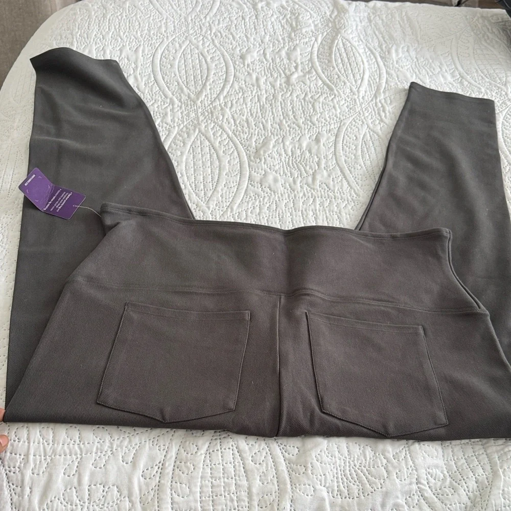 NWT YUMMIE stretch twill green-gray style yt2-486 size 3X/3TG with pockets - Picture 2 of 8